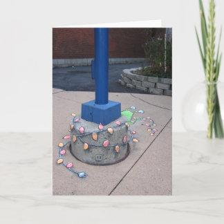 Cartes Pour Fêtes Annuelles Lumière-Ficelage de Sluggo