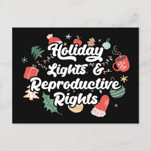 Cartes Pour Fêtes Annuelles Lumières de Fêtes & Droits Reproductifs III