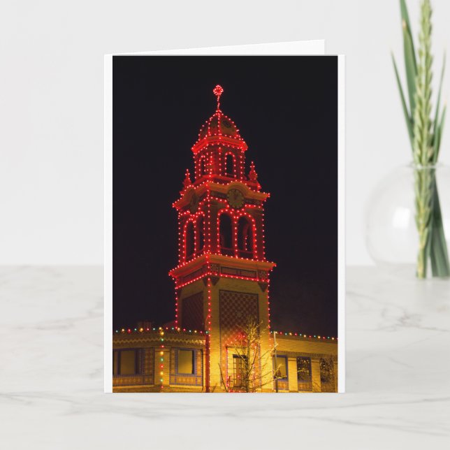 Cartes Pour Fêtes Annuelles Lumières de plaza de Kansas City ! (Devant)