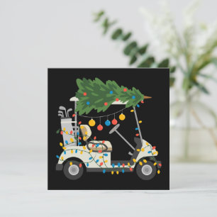 Cartes Pour Fêtes Annuelles Lumières de sapin de Noël pour chariot de golf Xma