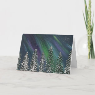 Cartes Pour Fêtes Annuelles Lumières du Nord, Aurora Borealis