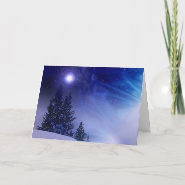 Cartes Pour Fêtes Annuelles Luminosité de Noël (Devant)