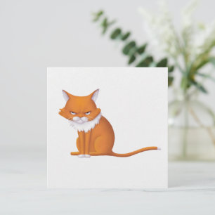 Cartes Pour Fêtes Annuelles Lundi Matin Visage de chat