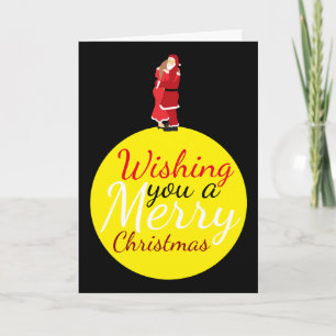 Cartes Pour Fêtes Annuelles Lune De Noël Vous Souhaitant Un Joyeux Joyeux Jour