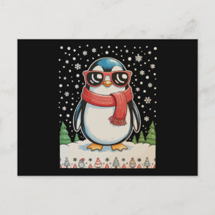 Cartes Pour Fêtes Annuelles Lunettes de soleil pingouin de Noël vilain Xmas va