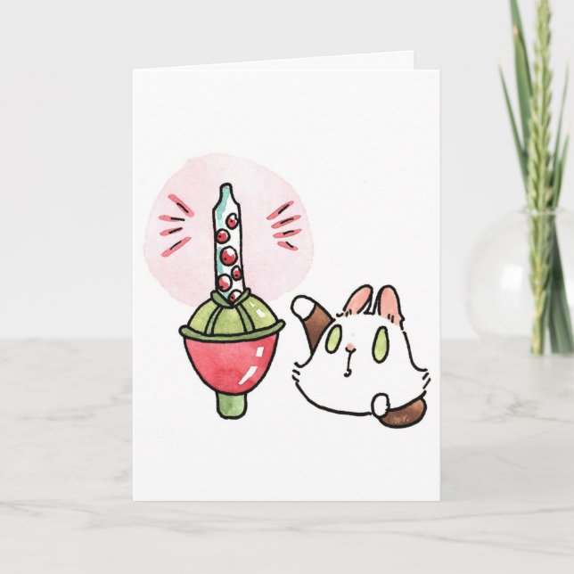 Cartes Pour Fêtes Annuelles Lupin and the bubble light (Devant)