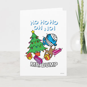Cartes Pour Fêtes Annuelles M. Bump décorant un sapin de Noël