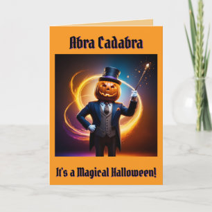 Cartes Pour Fêtes Annuelles M. Citrouille Magical Halloween (1)
