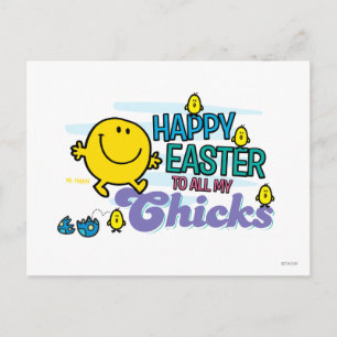 Cartes Pour Fêtes Annuelles M. Happy   Bonne Pâques À Tous Mes Enfants