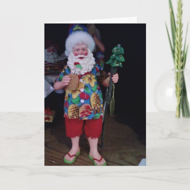 CARTES POUR FÊTES ANNUELLES MA FAVORITE BEACH BUM MERRY CHRISTMAS (Devant)