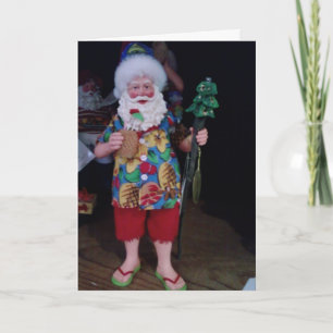 CARTES POUR FÊTES ANNUELLES MA FAVORITE BEACH BUM MERRY CHRISTMAS