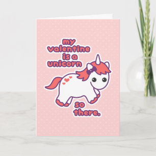 Cartes Pour Fêtes Annuelles Ma Saint Valentin est une licorne