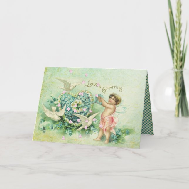 Cartes Pour Fêtes Annuelles Ma salutation aimée de Valentine (Devant)