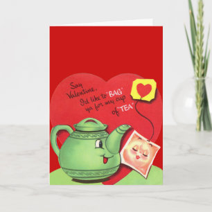 Cartes Pour Fêtes Annuelles Ma tasse de thé Valentine