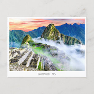 Cartes Pour Fêtes Annuelles Machu Picchu, Pérou