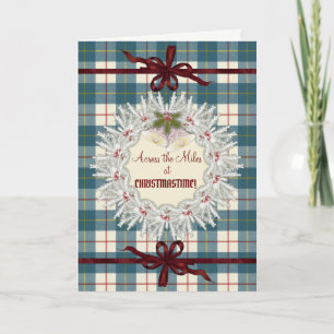 Cartes Pour Fêtes Annuelles MacRae Conchra Tartan écossais