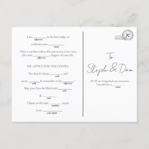 Cartes Pour Fêtes Annuelles MadLib - Fiançailles, Goodbye Party,