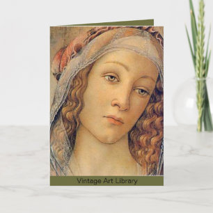 Cartes Pour Fêtes Annuelles Madonna - Botticelli