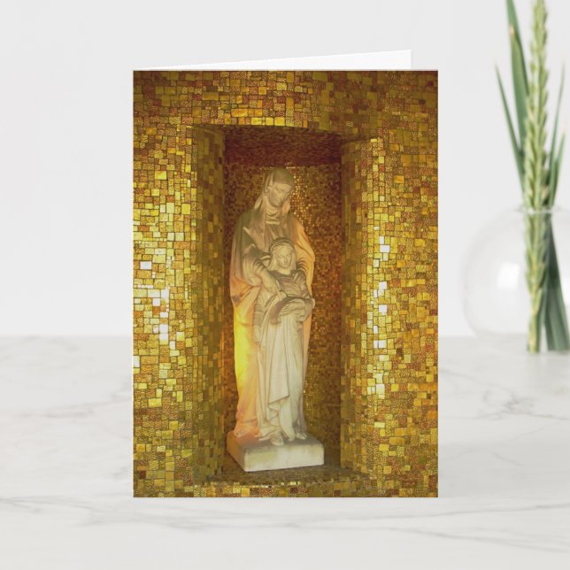Cartes Pour Fêtes Annuelles Madonna et Child (Devant)