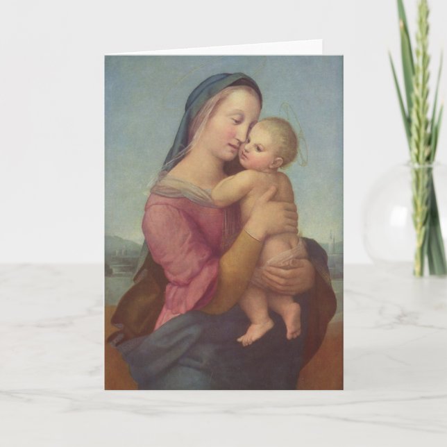 Cartes Pour Fêtes Annuelles Madonna et enfant (les rythmes Madonna) par (Devant)