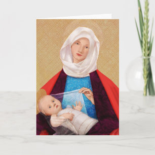 Cartes Pour Fêtes Annuelles Madonna et l'enfant I