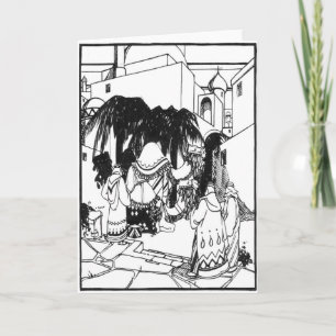 Cartes Pour Fêtes Annuelles Mages à la caravansérail