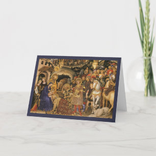Cartes Pour Fêtes Annuelles Magi de dei d'Adorazione