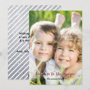 Cartes Pour Fêtes Annuelles Magic Dust Photo Holiday Card