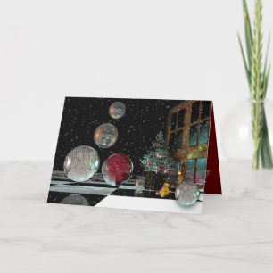 Cartes Pour Fêtes Annuelles Magical Christmas card with texte