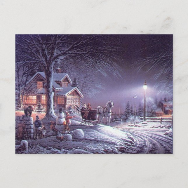 Cartes Pour Fêtes Annuelles Magie de Noël (Devant)