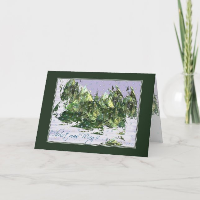 CARTES POUR FÊTES ANNUELLES MAGIE DE NOËL (Devant)