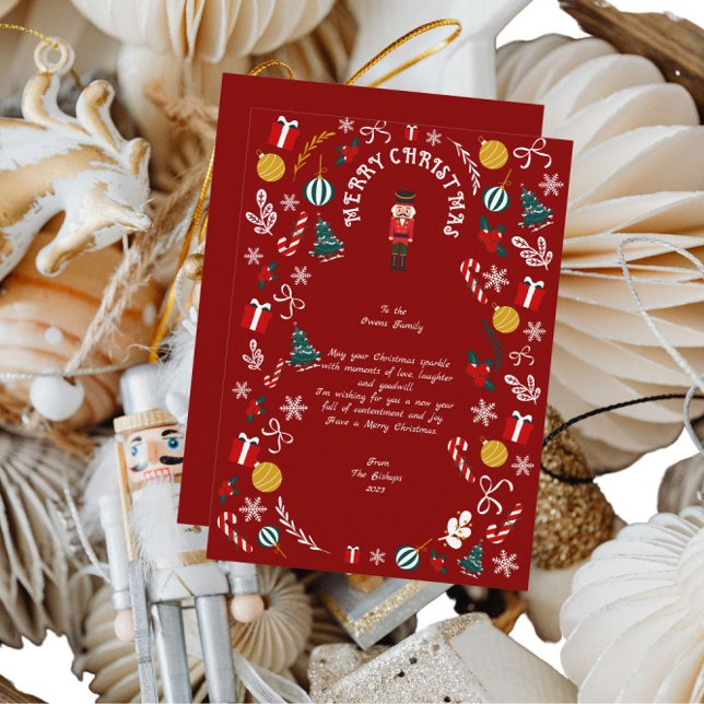 Cartes Pour Fêtes Annuelles Magie de Nutcracker (Créateur téléchargé)