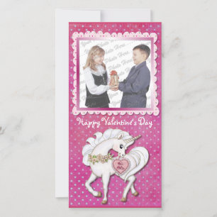 Cartes Pour Fêtes Annuelles Magie Valentine de licorne