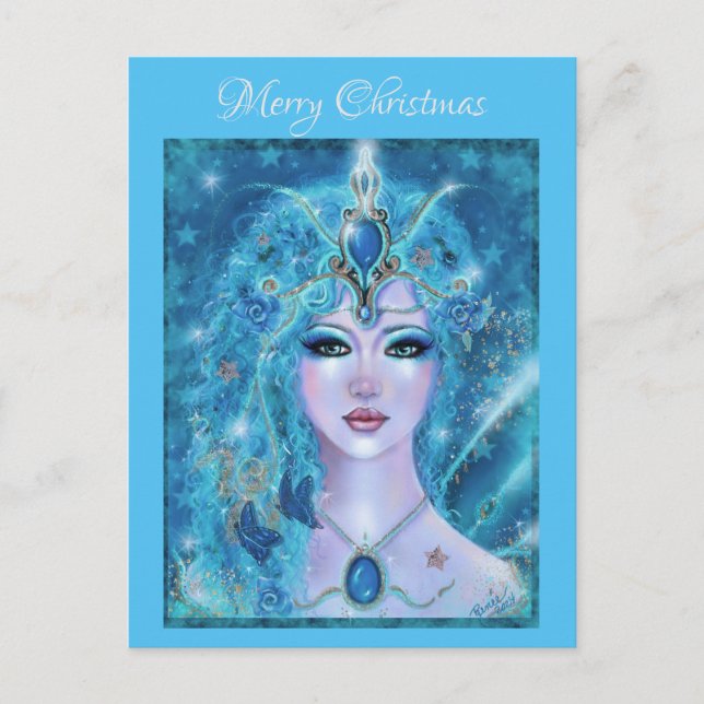 Cartes Pour Fêtes Annuelles Magique fée d'hiver par Renee Lavoie (Devant)