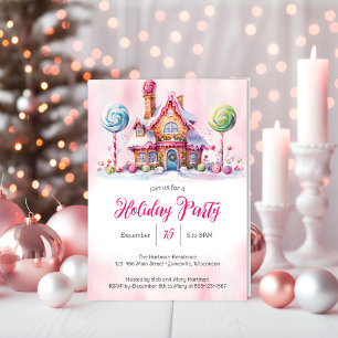 Cartes Pour Fêtes Annuelles Magique Gingerbread House Fête des fêtes