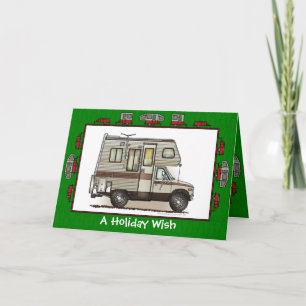 Cartes Pour Fêtes Annuelles Magnet du campeur rv de ClassC