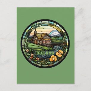 Cartes Pour Fêtes Annuelles Magnifique Souvenir d'Irlande verte