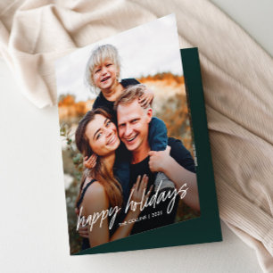 Cartes Pour Fêtes Annuelles Main moderne Lettré 2 photo