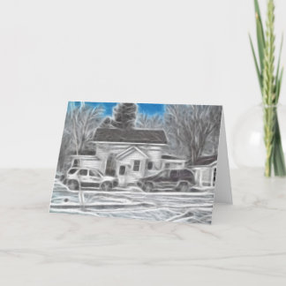 Cartes Pour Fêtes Annuelles Maison agricole 3 Pétrole amélioré
