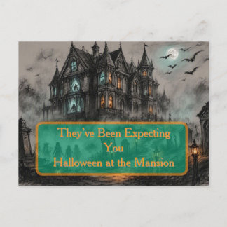 Cartes Pour Fêtes Annuelles Maison hantée Halloween Party