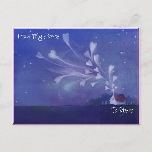 Cartes Pour Fêtes Annuelles Maison pleine d'amour - Valentine (Devant)