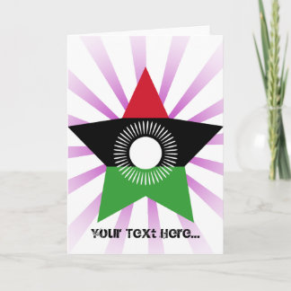 Cartes Pour Fêtes Annuelles Malawi star