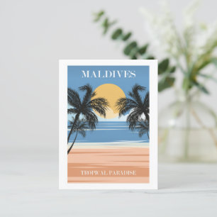 Cartes Pour Fêtes Annuelles Maldives, le paradis tropical