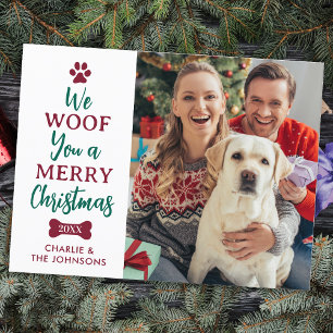 Cartes Pour Fêtes Annuelles Malheur à vous joyeux Noël personnalisé mignon ani