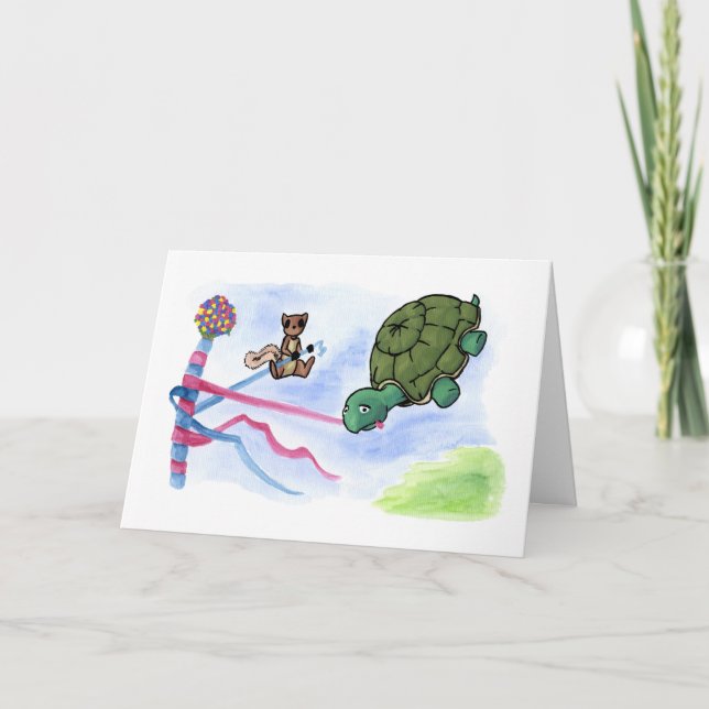 Cartes Pour Fêtes Annuelles Malice de mât (Devant)