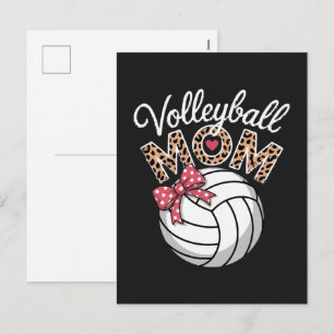 Cartes Pour Fêtes Annuelles Maman de volleyeuse
