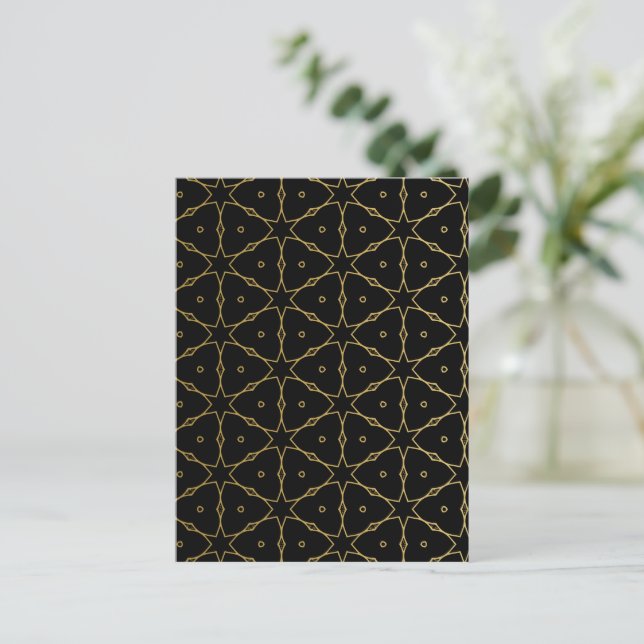 Cartes Pour Fêtes Annuelles Mandala 51 de luxe (Debout devant)