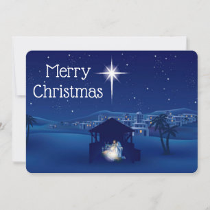 Cartes Pour Fêtes Annuelles Manger de Noël