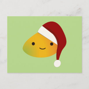 Cartes Pour Fêtes Annuelles Mango de Noël de Kawaii