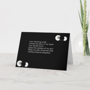 CARTES POUR FÊTES ANNUELLES MANQUER MON AMOUR À NOËL / CHAQUE JOUR